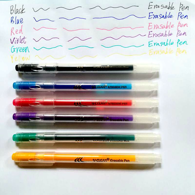Pilot Pen Frixion - Bolígrafo borrable VCLEAR, bolígrafo de fricción,