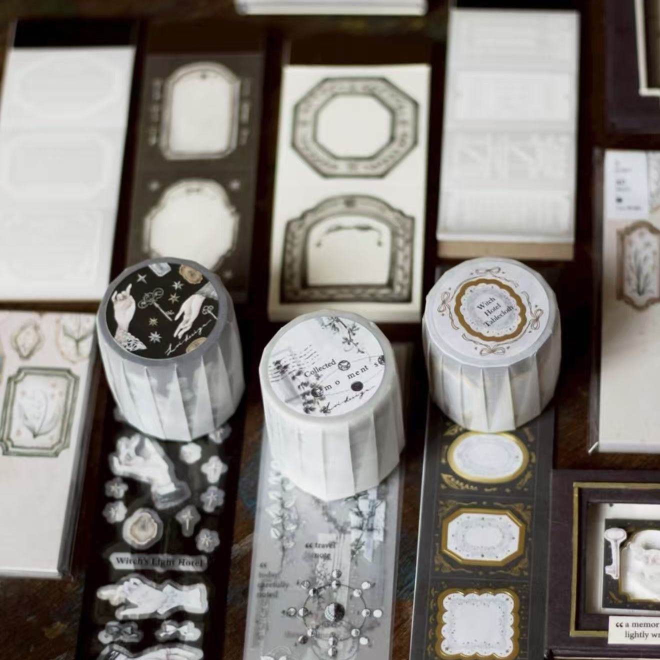 Washi Tape Set - Cinta Adhesiva Decorativa de Papel Washi