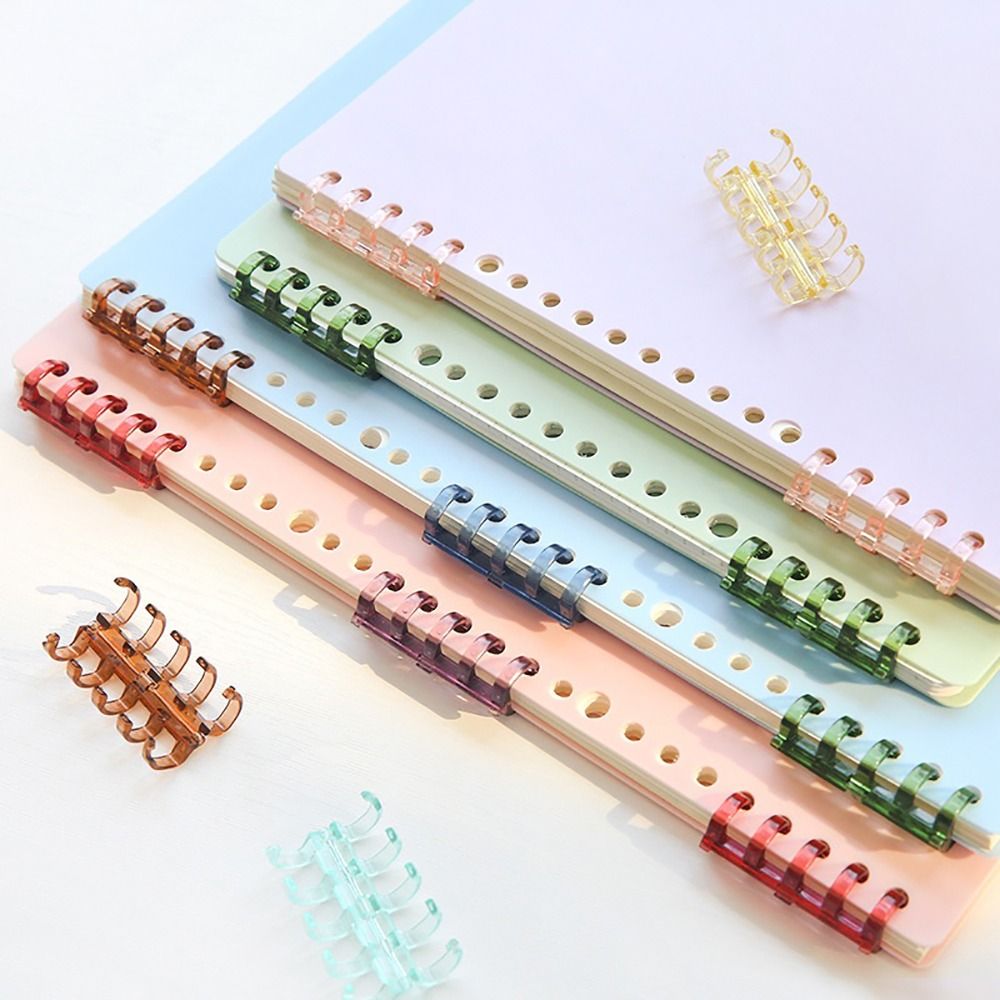 Binding Comb Plastic - 10 unidades de espirales de encuadernación