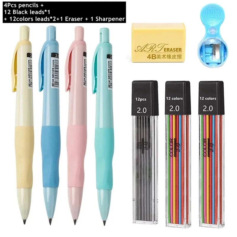 Staedtler Pencil Lumocolor - Juego de lápices mecánicos 2,0mm HB