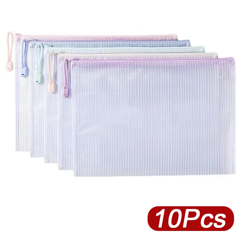 Supply Of Office Stationery - Bolsa de malla con cremallera A4/A5,