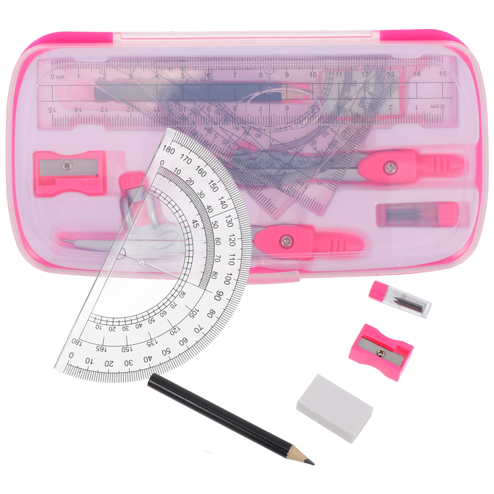 Compass Geometry Set - Juego de 1 compás portátil ligero