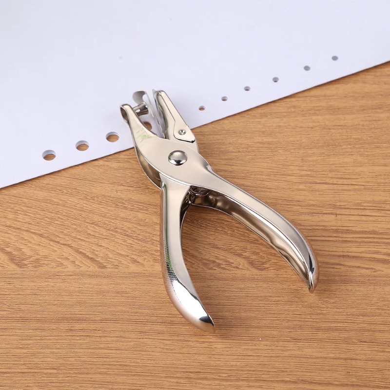 Paper Punch 3 Hole - Perforadora de un solo orificio portátil