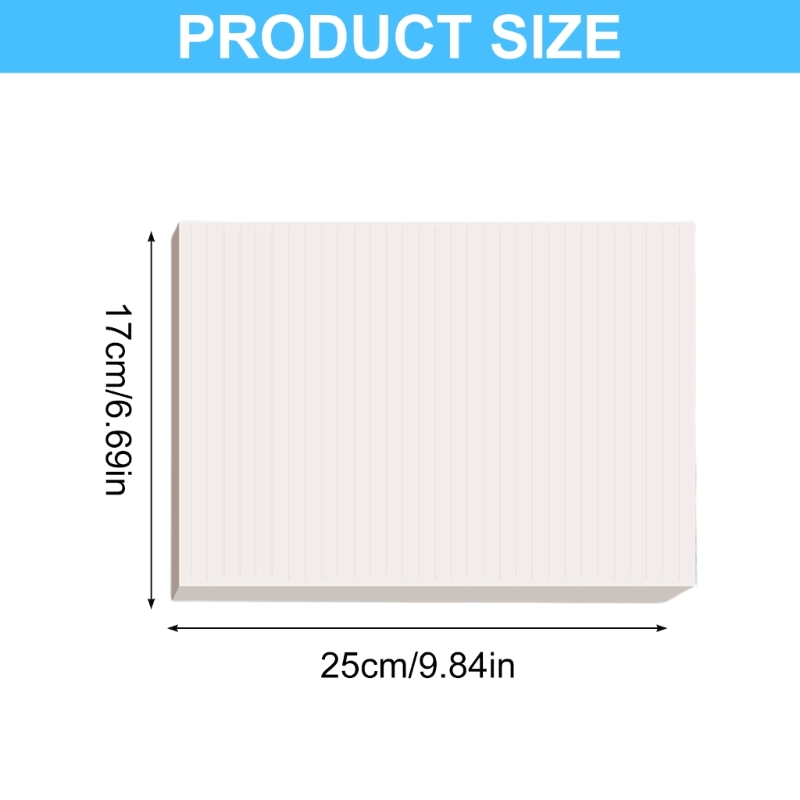 Graph Paper Pad - 3 uds. papel cuadriculado, borrador papel,