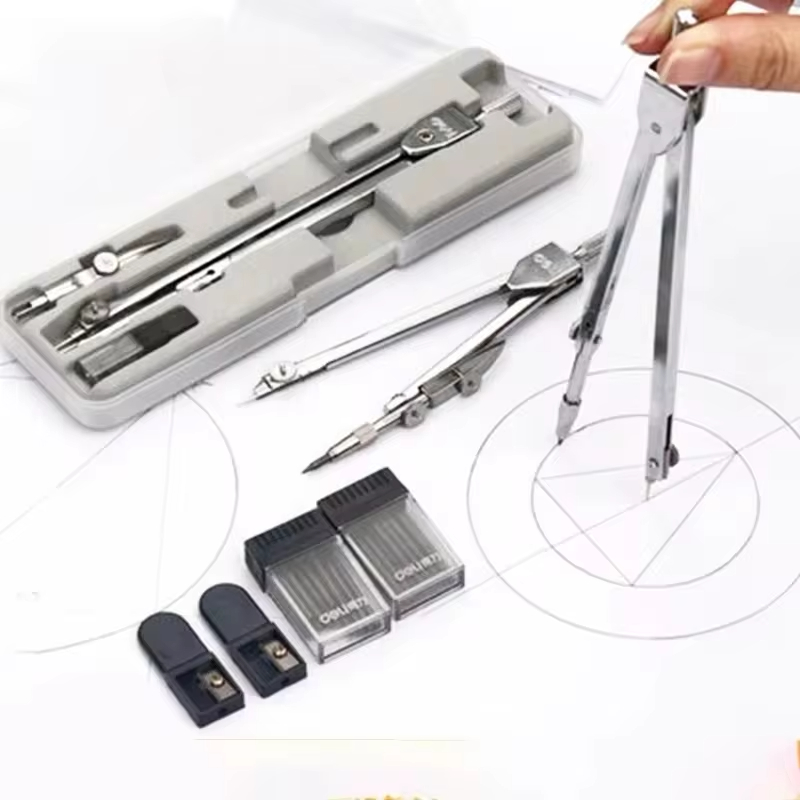 Compass Geometry Set - Brújula de dibujo multifuncional de acero