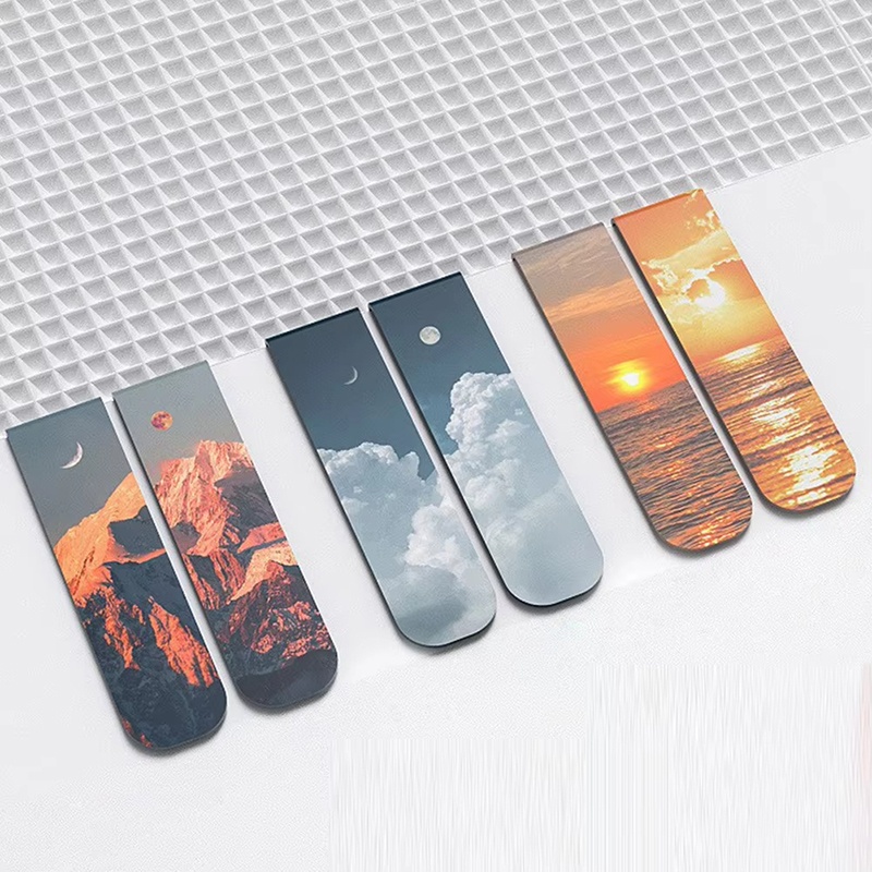 Paperclip Magnetic Set - Juego de 2 marcapáginas con diseño