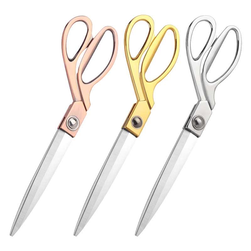 Scissors Stainless Craft - Dobeli-tijeras de sastre chapadas en oro