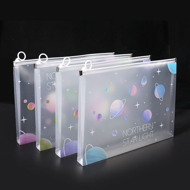 Supply Of Office Stationery - Bolsa de archivo con cremallera espacial