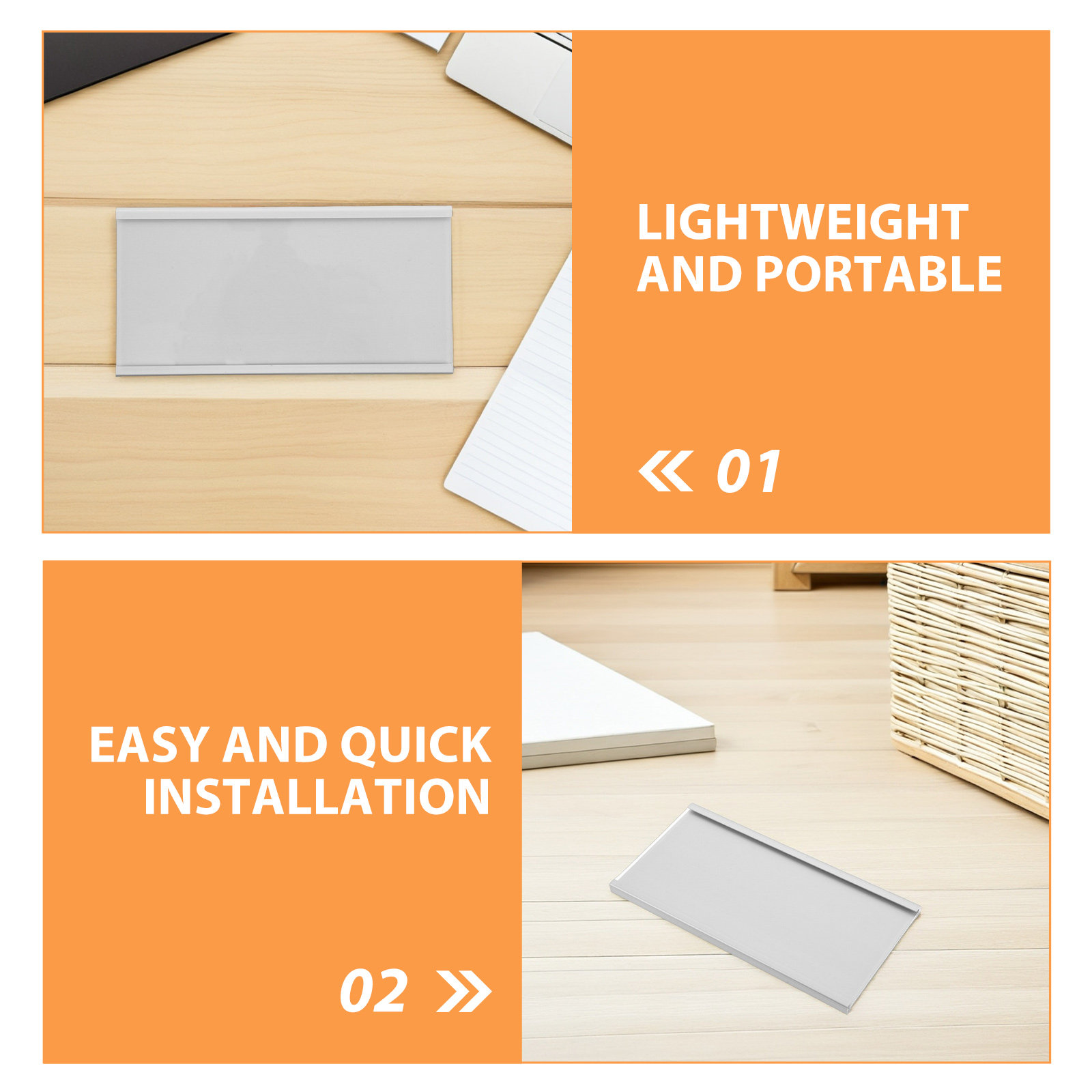Elegante Portaetiquetas de Alu - Desk Name Plate reseña y precio
