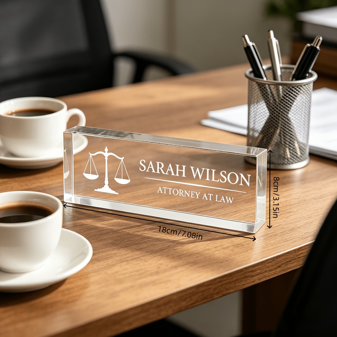 Placa de Identificación de Acr - Desk Name Plate reseña y precio