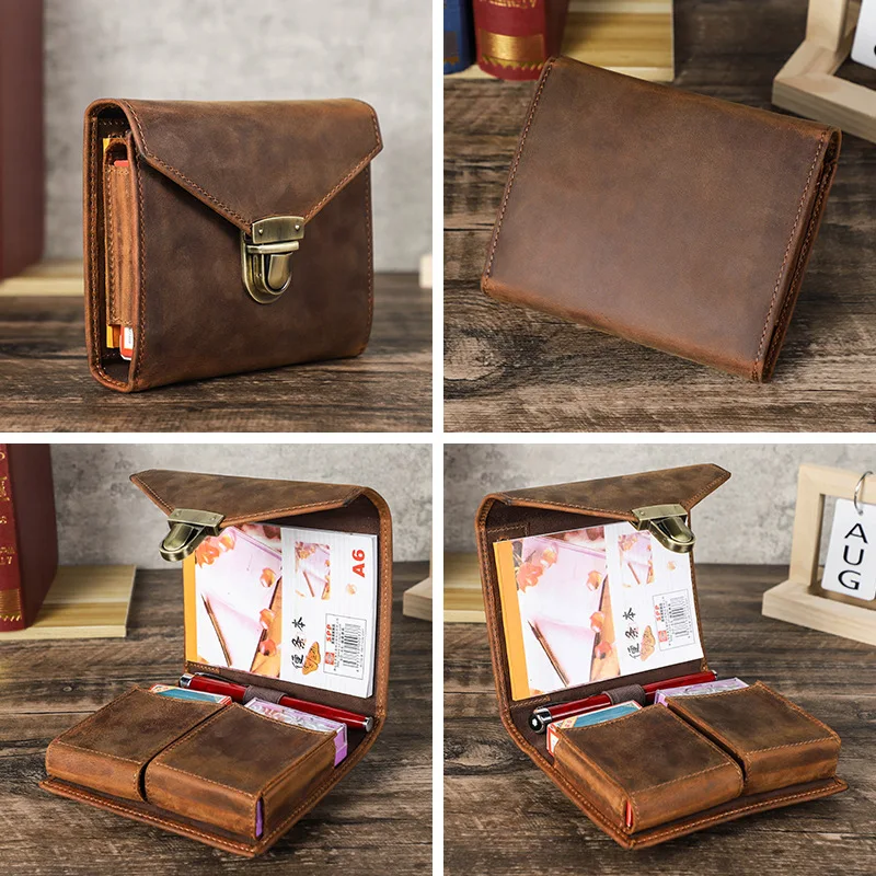 Funda de cuero Retro de lujo p - Office Stationery Supply Business reseña y precio