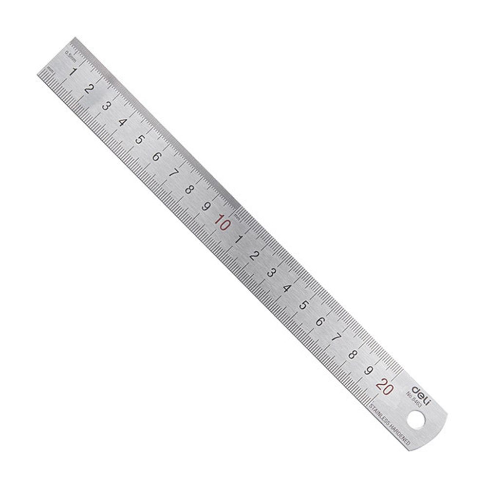 Deli-Regla recta de Metal de a - Stationery Office Supply Store reseña y precio