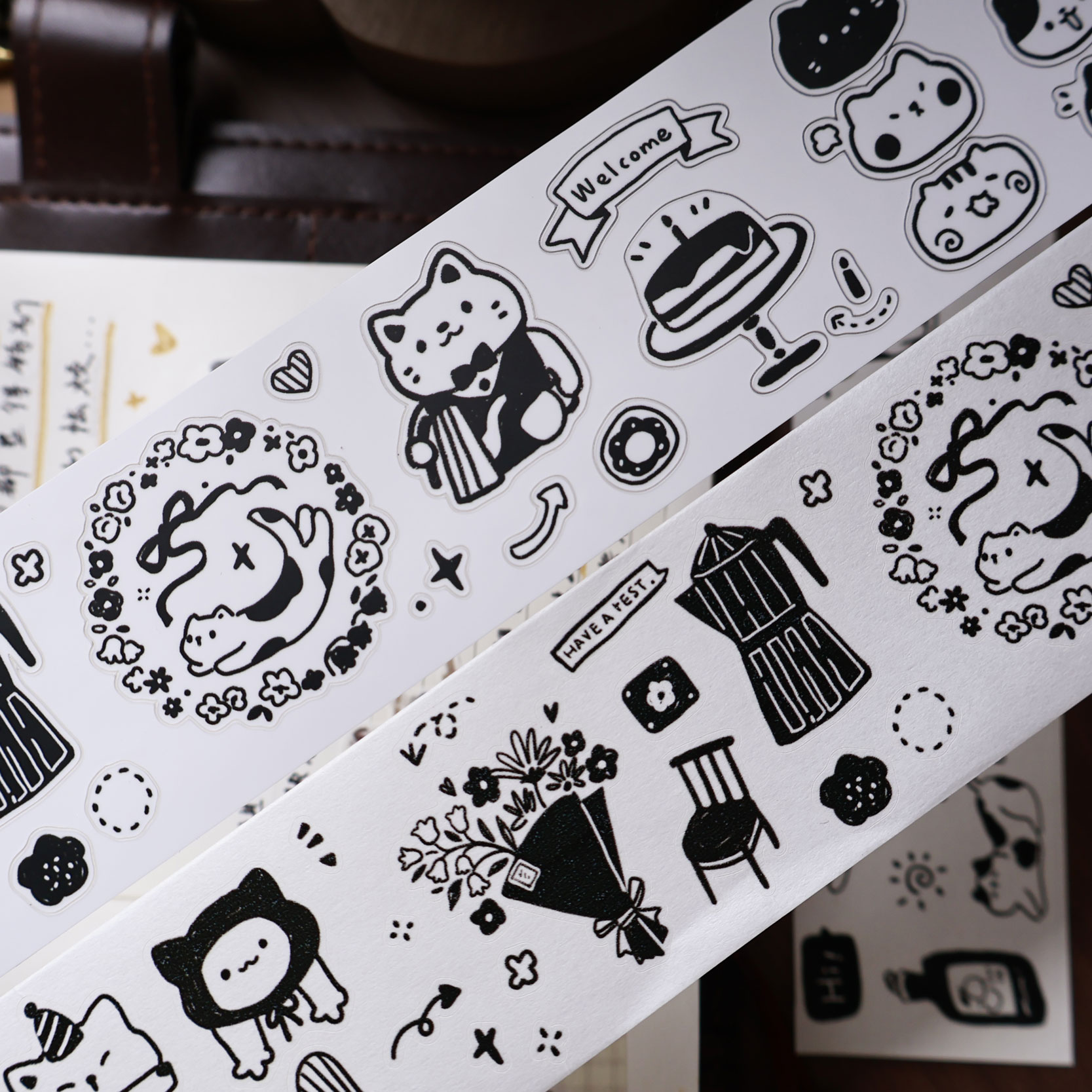 YiEr Studio Vintage diario gat - Washi Tape Set reseña y precio