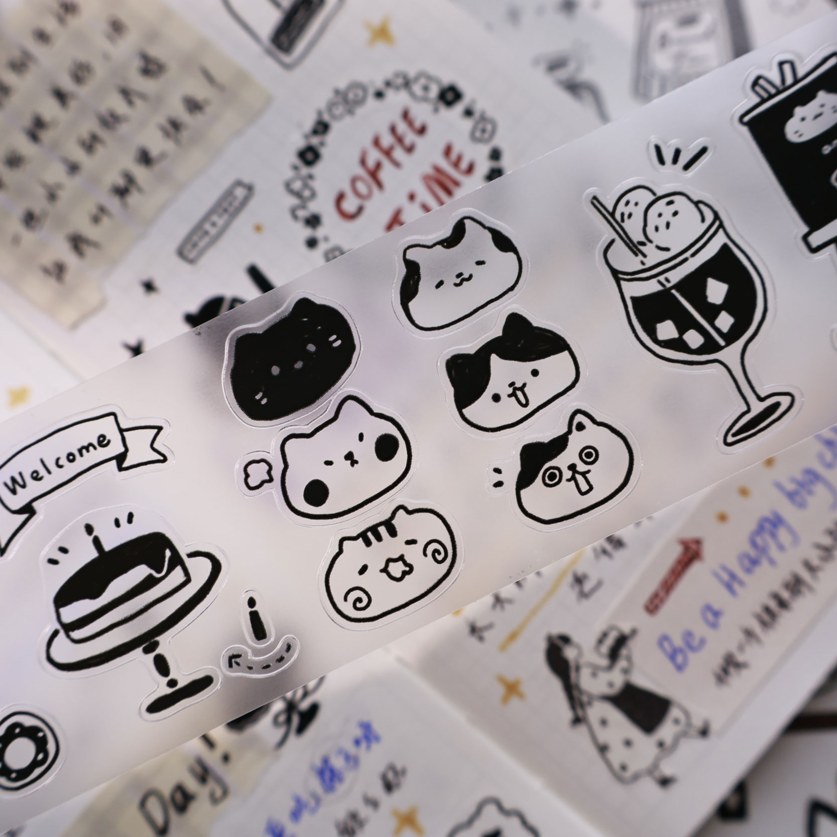YiEr Studio Vintage diario gat - Washi Tape Set reseña y precio