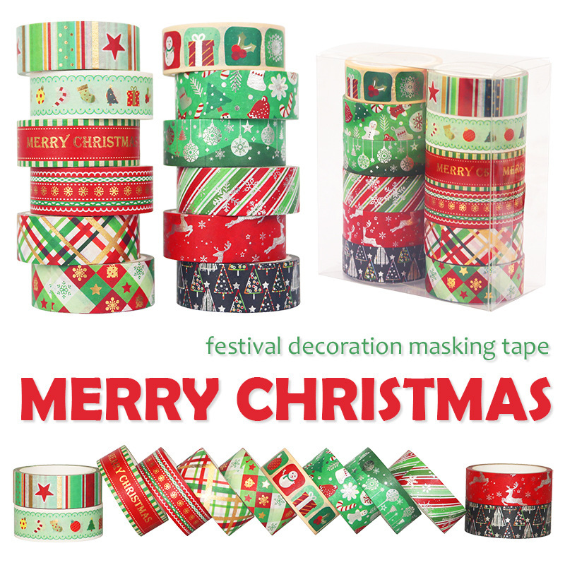 Juego de cintas Washi navideña - Washi Tape Set reseña y precio
