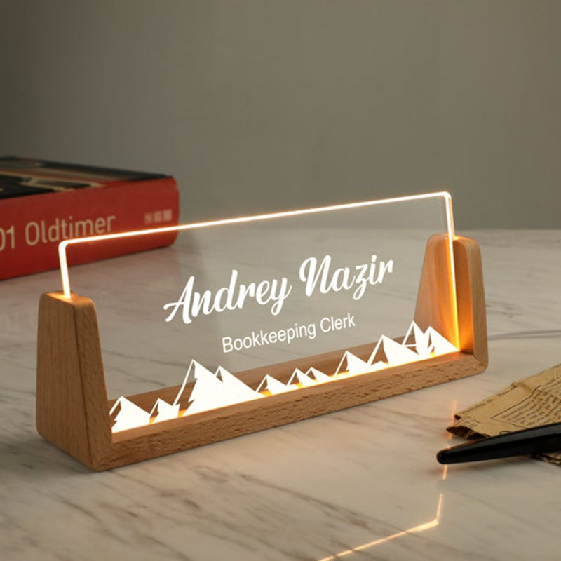 Placa de nombre de escritorio  - Desk Name Plate reseña y precio