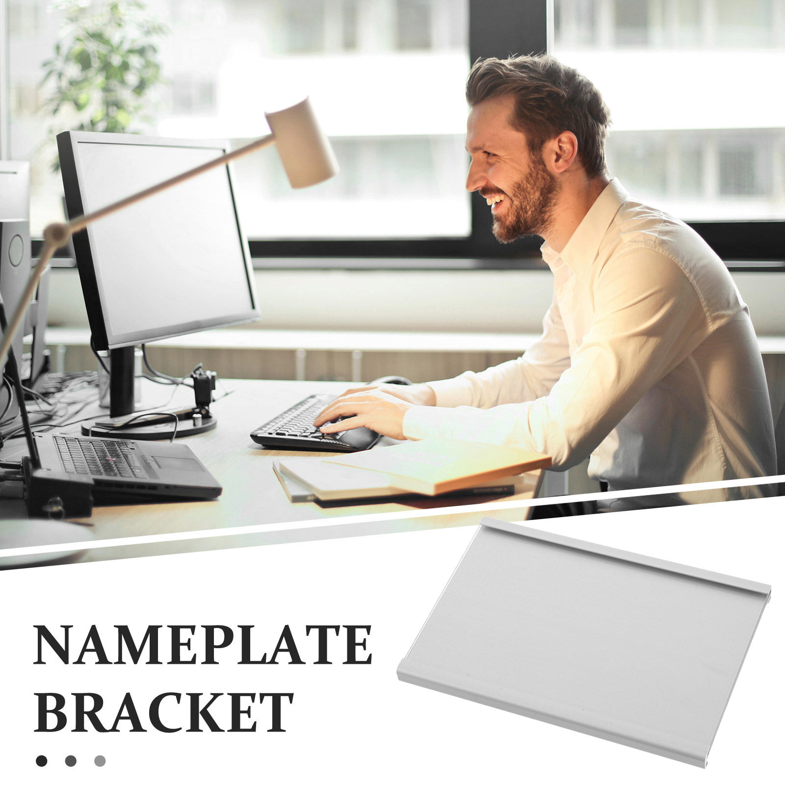 Placa de Identificación Metáli - Desk Name Plate reseña y precio
