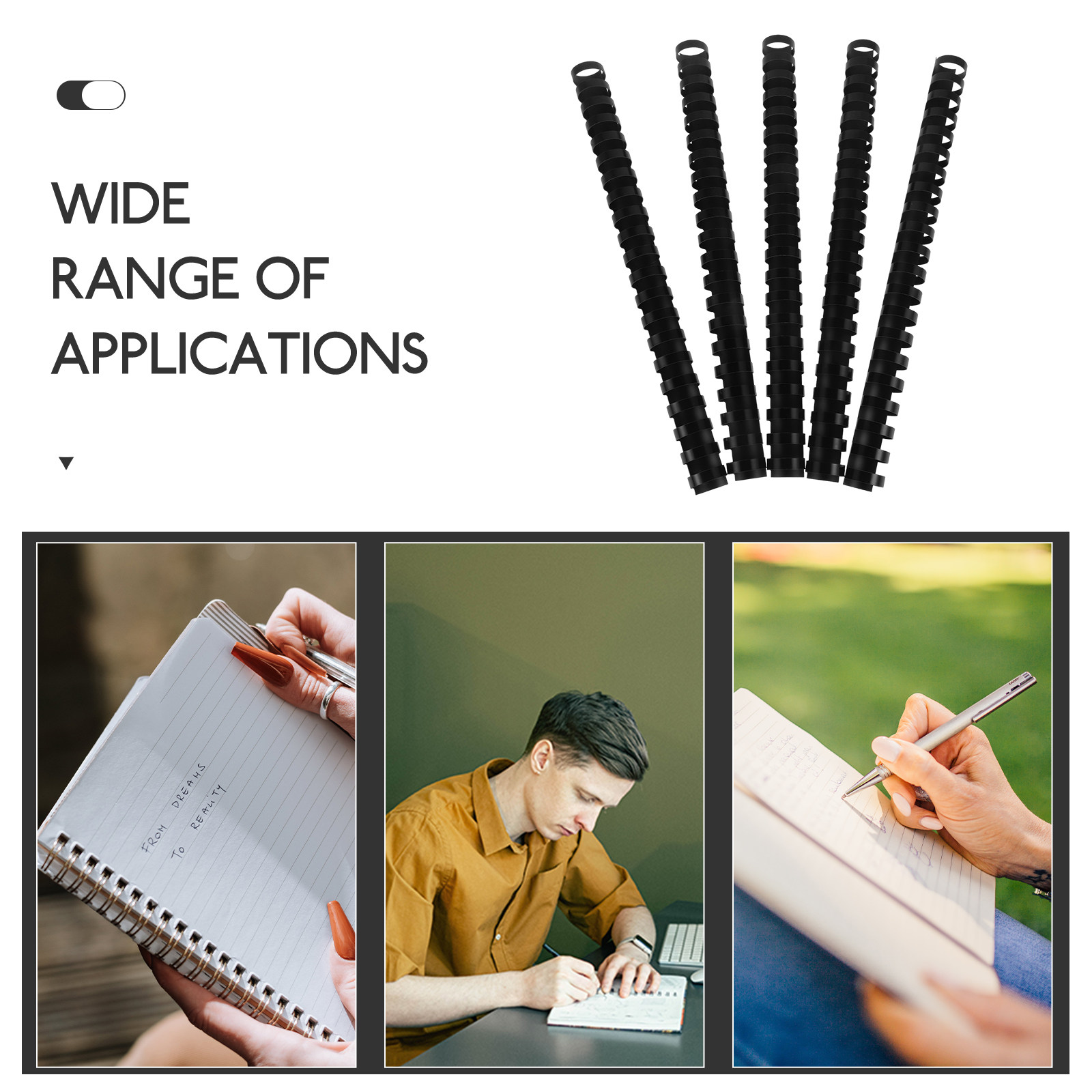 50 Piezas de Anillas de Encuad - Binding Comb Plastic reseña y precio