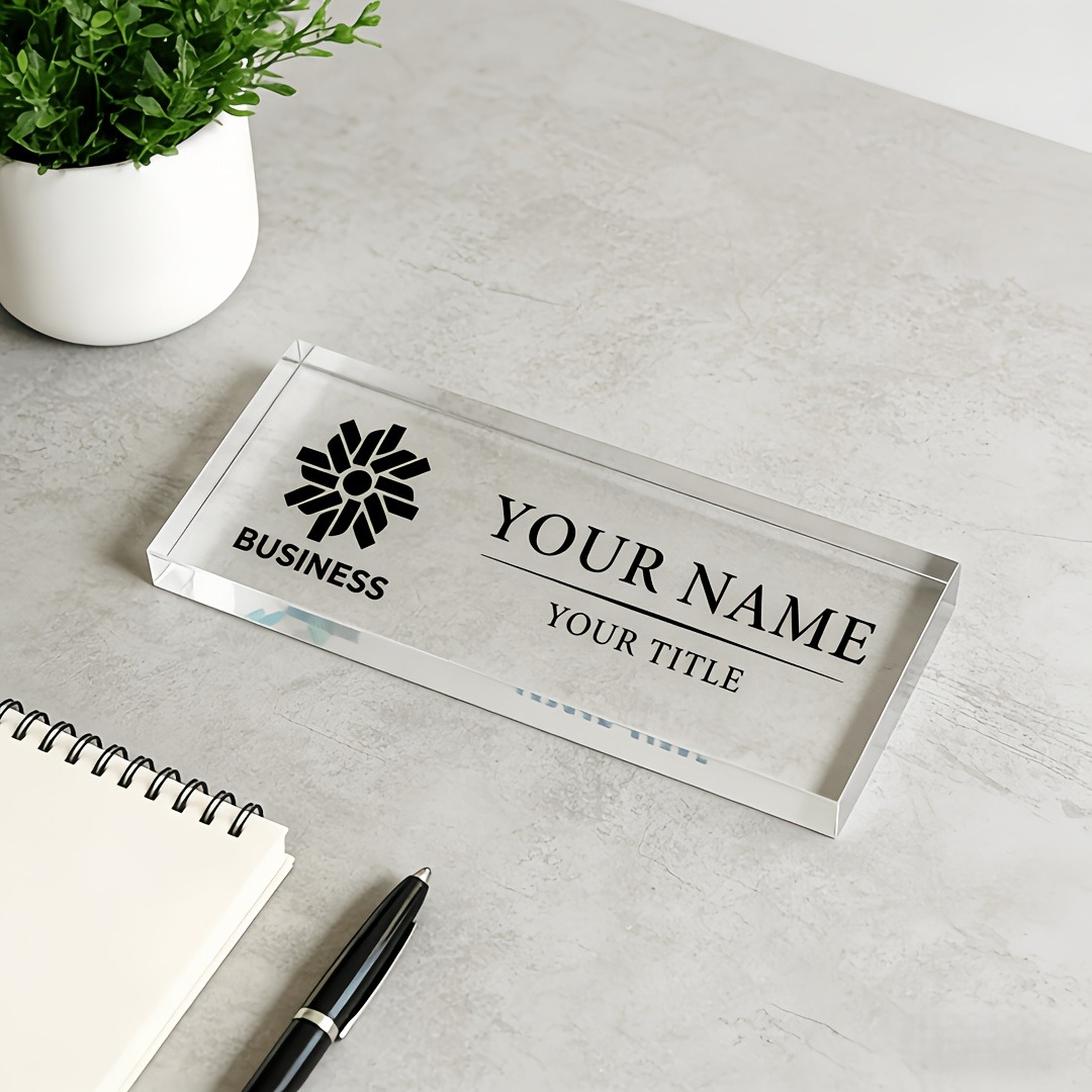 Placa de Identificación de Esc - Desk Name Plate reseña y precio