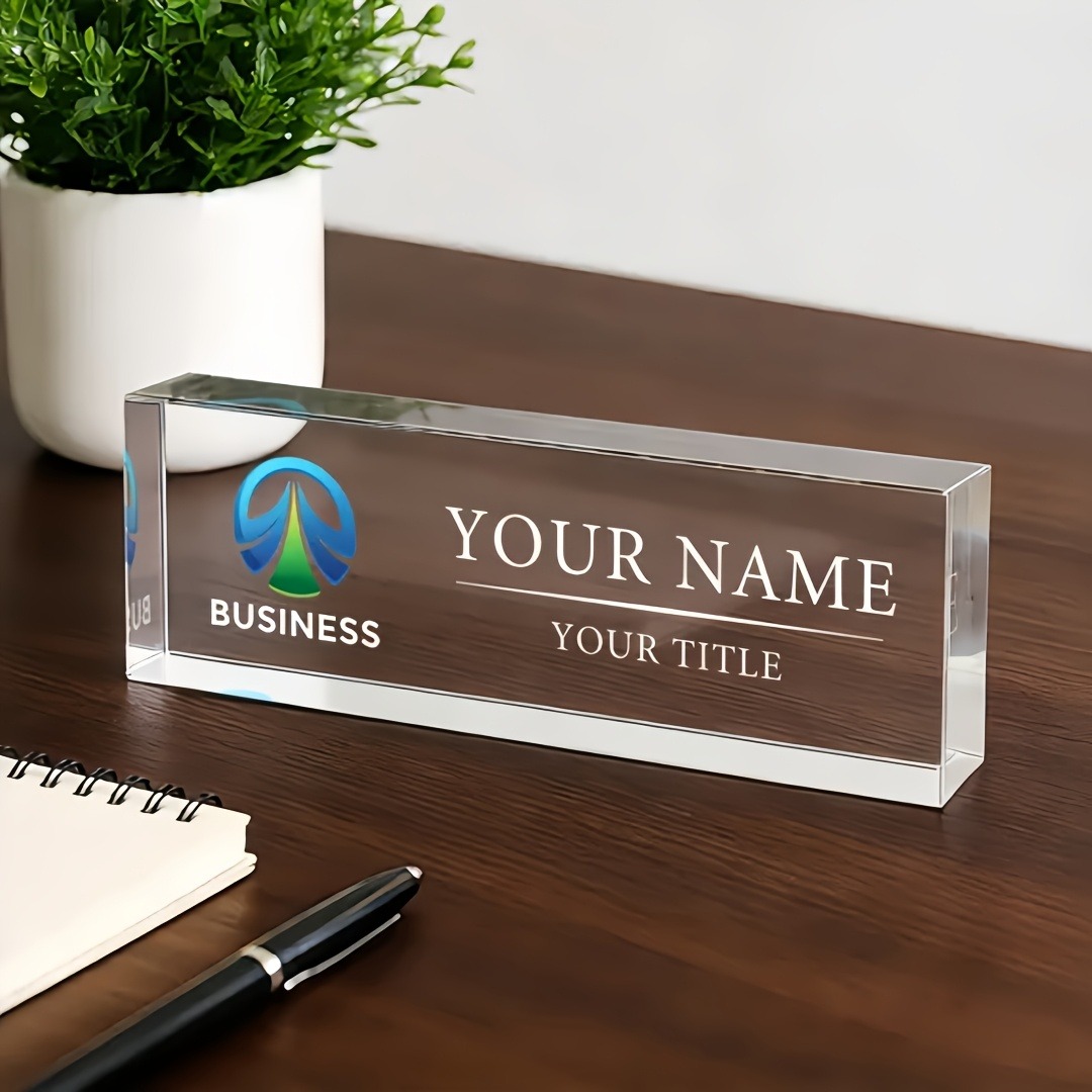 Placa de Identificación de Esc - Desk Name Plate reseña y precio