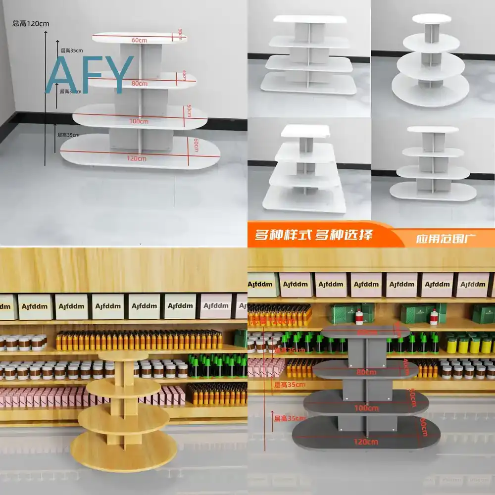 Gabinete Redondo de Madera par - Stationery Office Supply Store reseña y precio